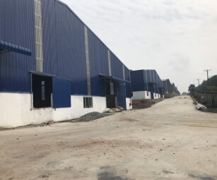 Kho, nhà xưởng mới xây tiêu chuẩn cho thuê trong Khu công nghiệp Long Hậu, huyện Cần Giuộc, tỉnh Long An