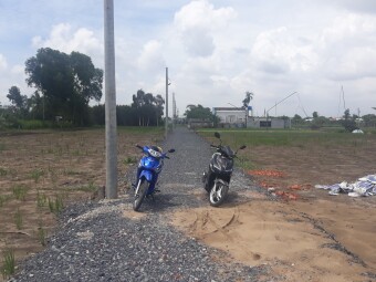 Bán đất lúa hai mặt tiền đường tại ấp Kế Mỹ, xã Mỹ Lộc, Cần Giuộc, Long An