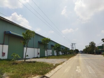 Cho thuê kho xưởng mặt tiền ĐT 833B thuộc xã Long Cang, huyện Cần Đước, tỉnh Long An
