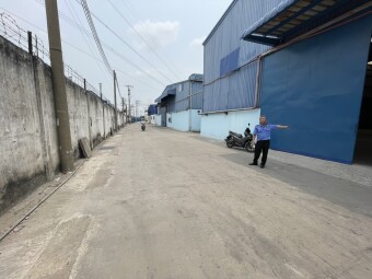 Cho thuê kho xưởng mặt tiền đường tại xã Đức Hòa Đông, huyện Đức Hòa, tỉnh Long An