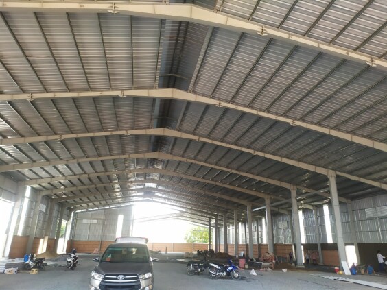 Cho thuê kho xưởng có giấy phép sản xuất nhựa mặt tiền Nguyễn Trung Trực, huyện Cần Đước, tỉnh Long An