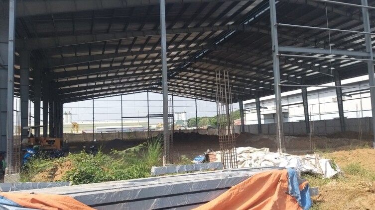 Cho thuê kho xưởng mới xây trong Khu công nghiệp Nhựt Chánh, huyện Bến Lức, tỉnh Long An