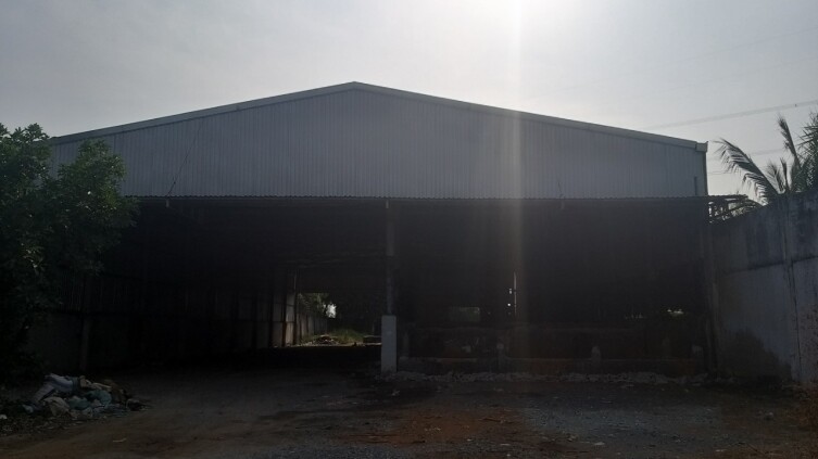 Cho thuê kho xưởng mặt tiền đường xe tải tại Thạnh Đức, huyện Bến Lức, tỉnh Long An