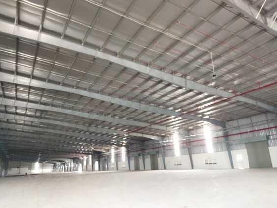Cho thuê kho, nhà xưởng 19.000m2 mới xây trong KCN Cầu Cảng Phước Đông