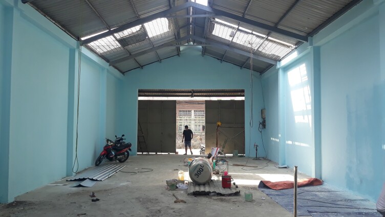 Cho thuê kho xưởng mặt tiền đường tại P. Bình Trị Đông A, quận Bình Tân