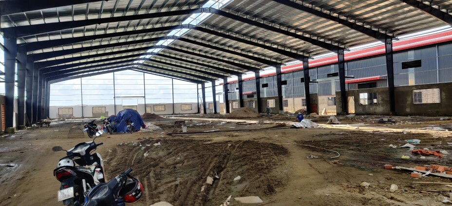 Cho thuê kho xưởng đang xây dựng trong CCN Hải Sơn, Đức Hòa, Long An