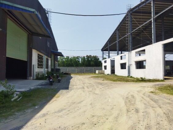 Cho thuê kho xưởng 12.800m2 mặt tiền đường tại xã Lương Hòa, huyện Bến Lức, tỉnh Long An