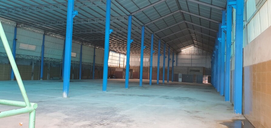 Cho thuê kho xưởng mặt tiền đường trong CCN Đức Hòa Đông, huyện Đức Hòa, tỉnh Long An