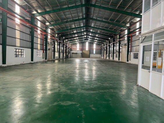 Cho thuê kho xưởng 2600m2 trong Khu công nghiệp Hải Sơn, huyện Đức Hòa, tỉnh Long An