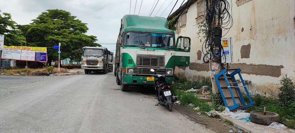 Cho thuê kho mặt tiền đường xe container Xã Tân Kiên, Huyện Bình Chánh, TP.HCM.