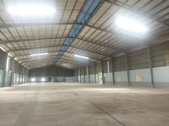 Cho thuê kho xưởng 6392m2 trong Khu công nghiệp Tân Đô, huyện Đức Hòa, tỉnh Long An