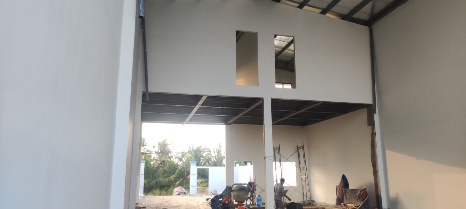 Cho thuê kho xưởng mới  xây mặt tiền đường Kênh A, Lê Minh Xuân, Bình Chánh