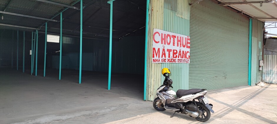 Cho thuê kho xưởng ở quốc lộ 1A, thị Trấn Tân Túc, Huyện Bình Chánh, TP.HCM